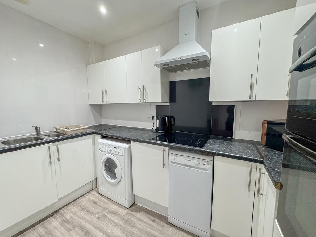 Flat kitchen area