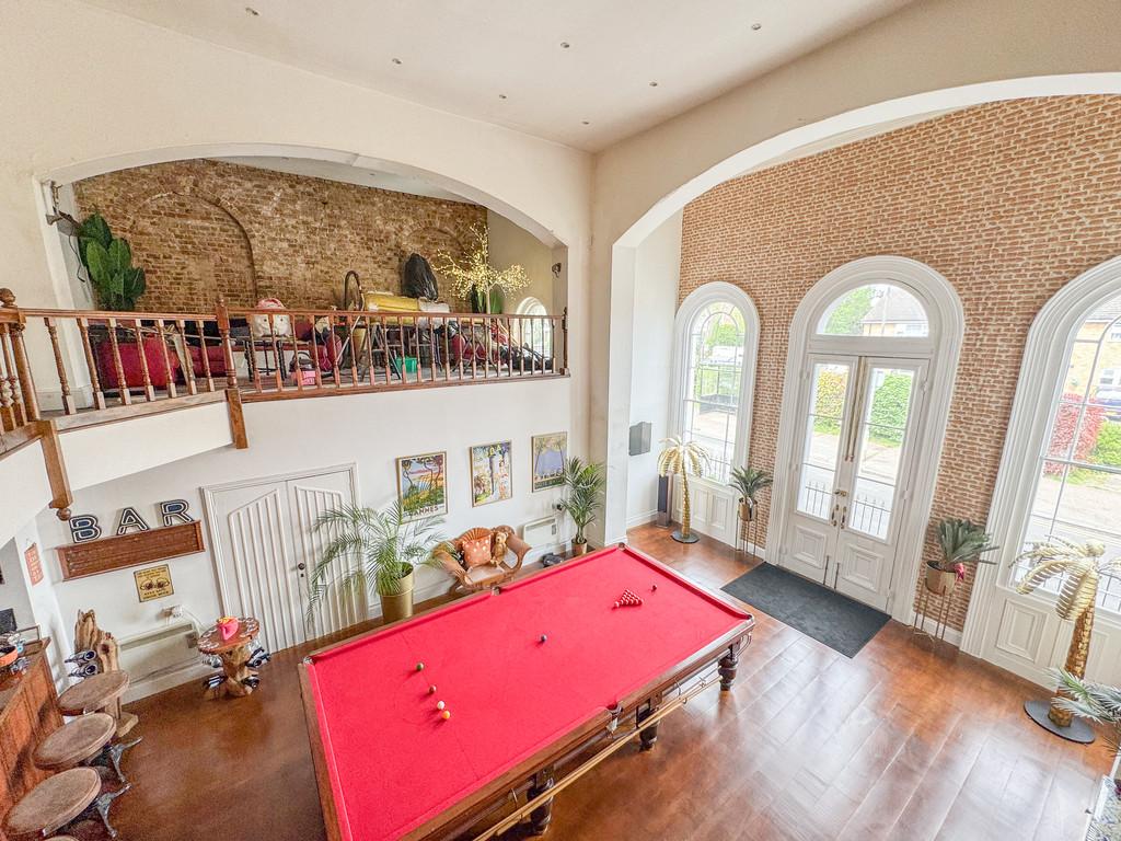 Mezzanine view of spa room 1