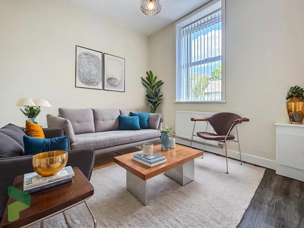 Virtual Staged Living Room