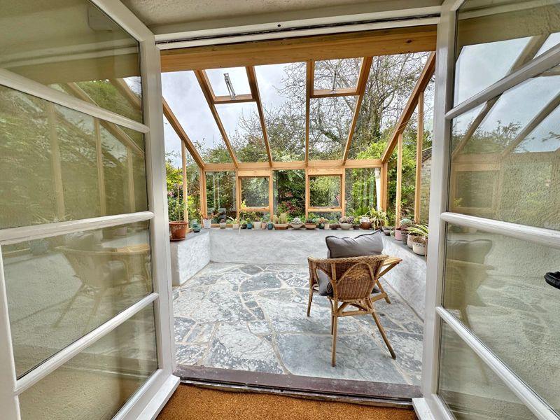 View through to sun