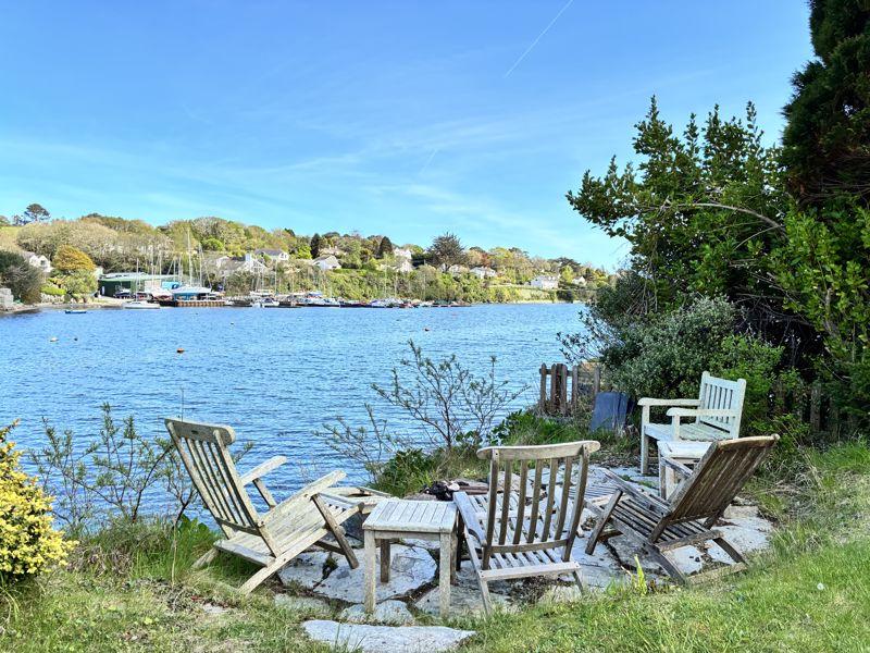 Riverside garden