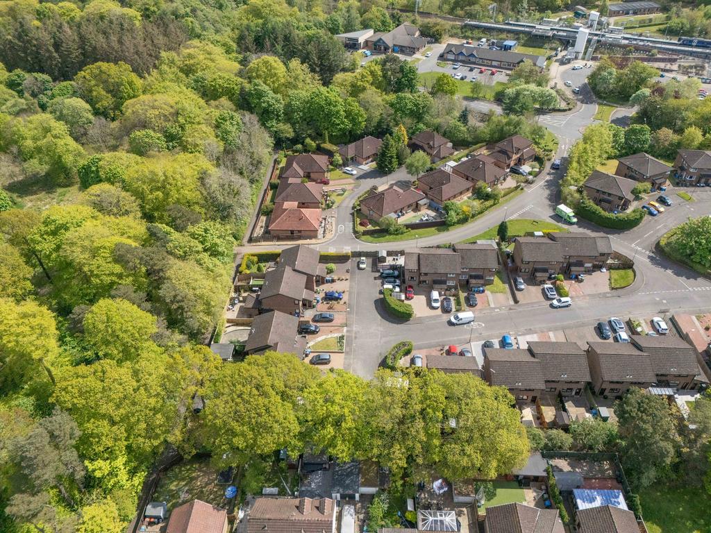 Aerial View with Station