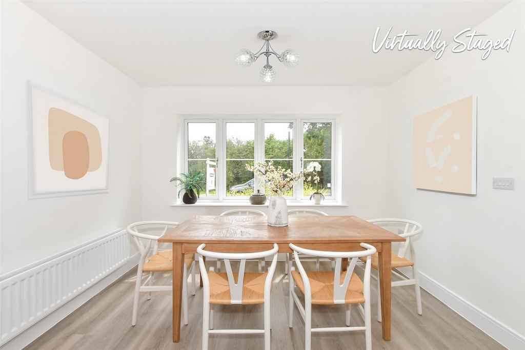 Dining Area Staged
