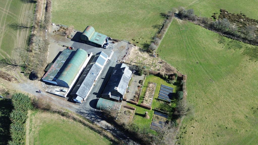 Aerial view of property