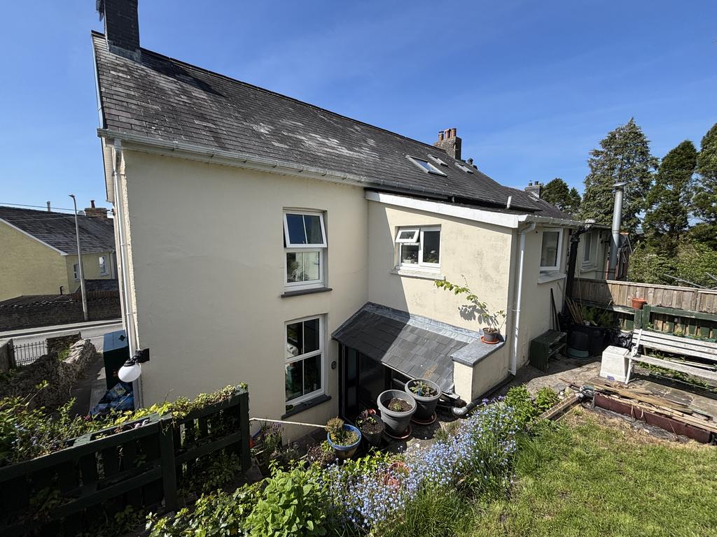 Rear of property