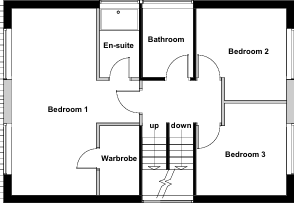Master bedroom, en suite