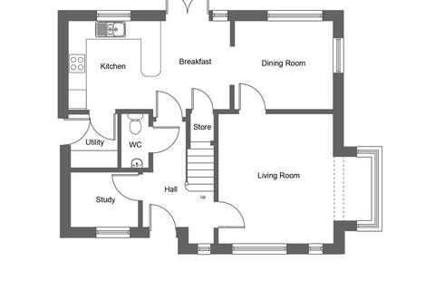 4 bedroom detached house for sale, Caeau Gwynfryn , Llanarth, SA47