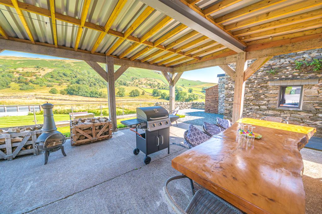 Outside dining area