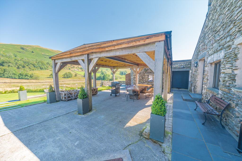 Outside dining area