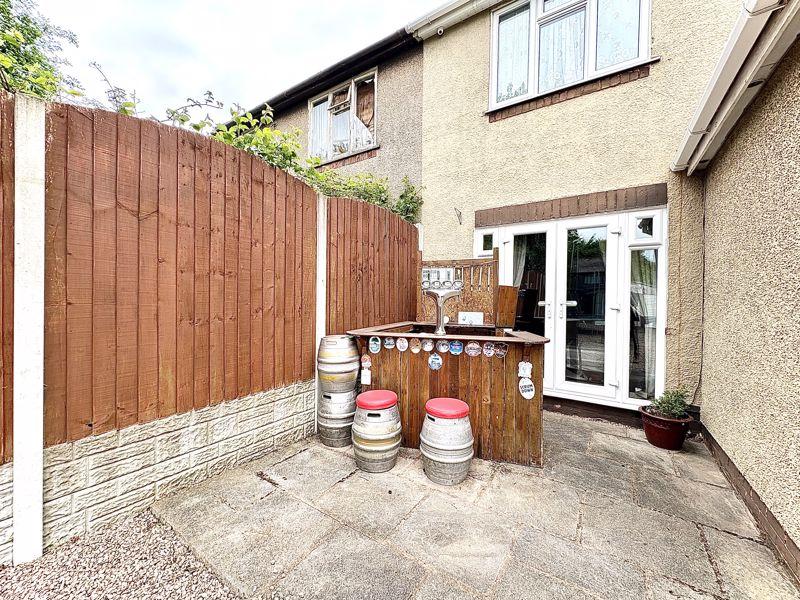 Rear patio