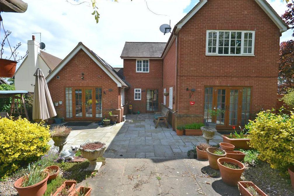 Rear of property