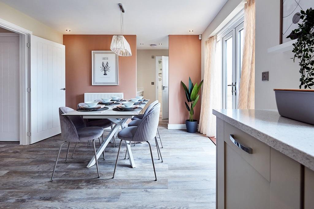 Light and open area, French doors to the rear...