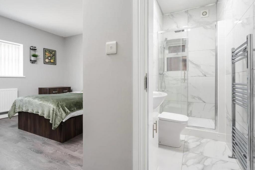 Experience modern living in this stylish bathro...