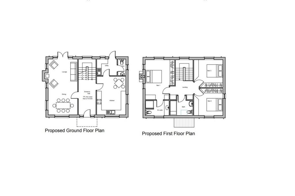 Proposed floor plans