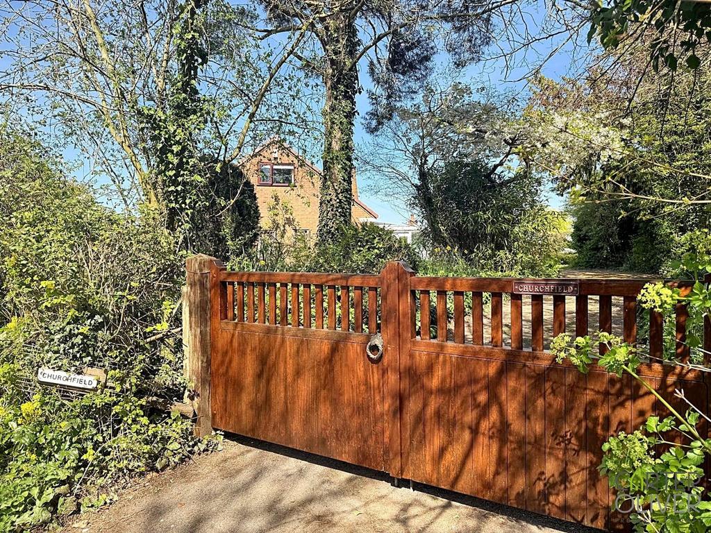 Gated Entrance off Ell Lane