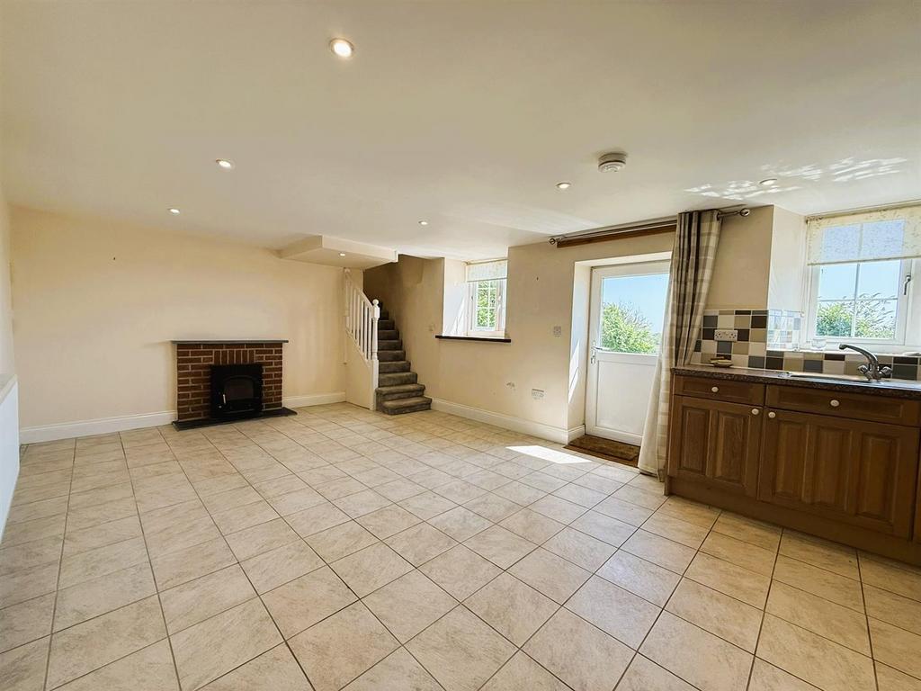 Open plan kitchen living space