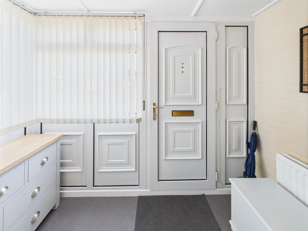 Enclosed front porch