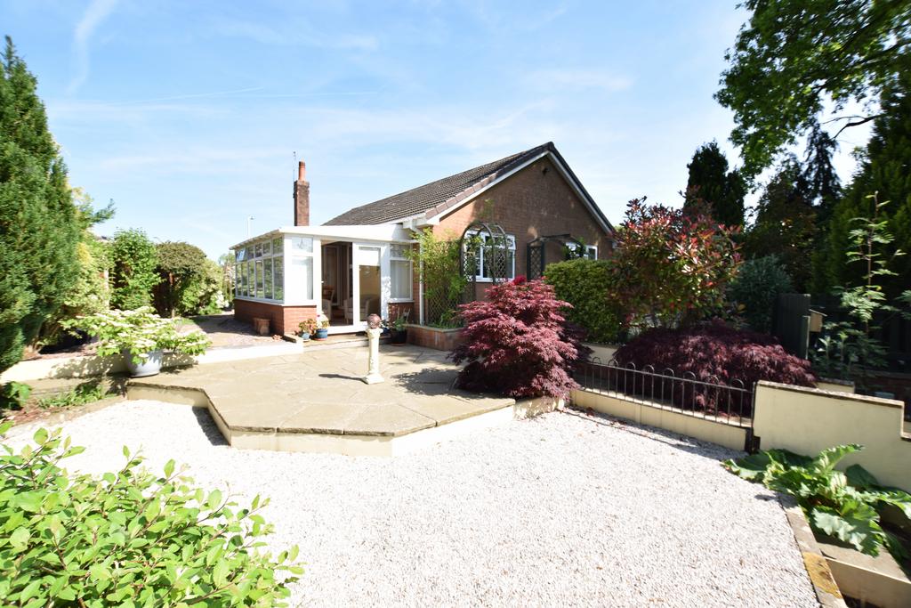 Rear view of bungalow