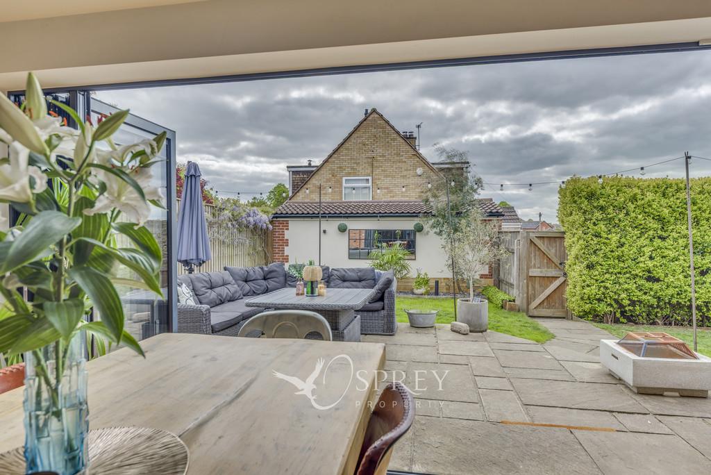 View to Garden from Dining Room