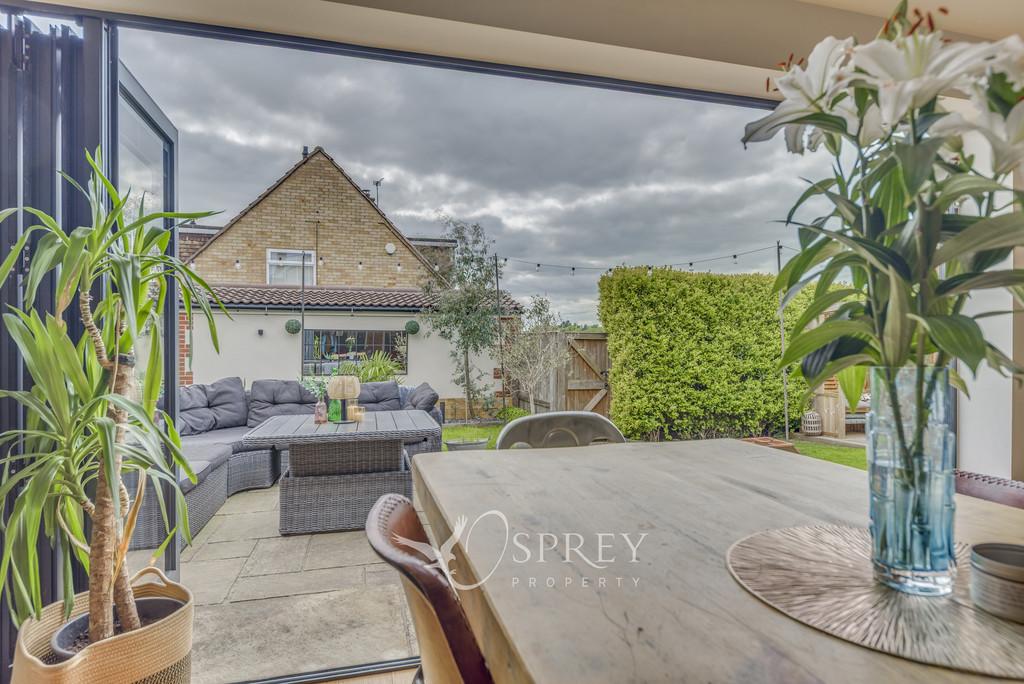 Garden View from Dining Room