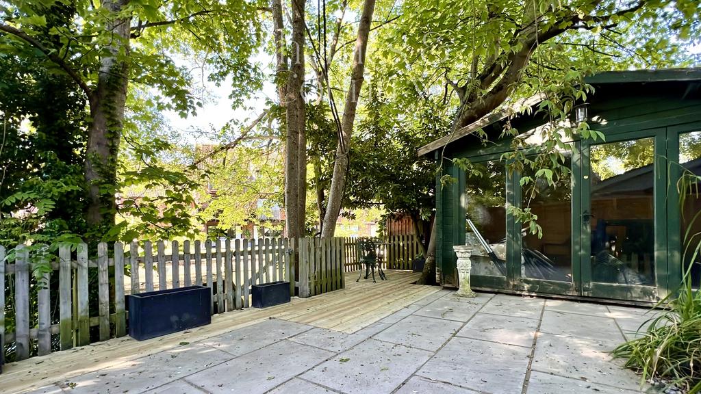 Decking area on the river