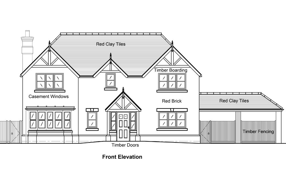 Front Elevation - Plot 2
