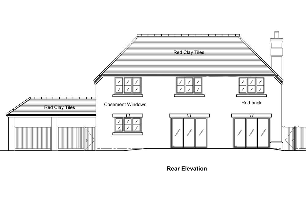 Rear Elevation - Plot 2
