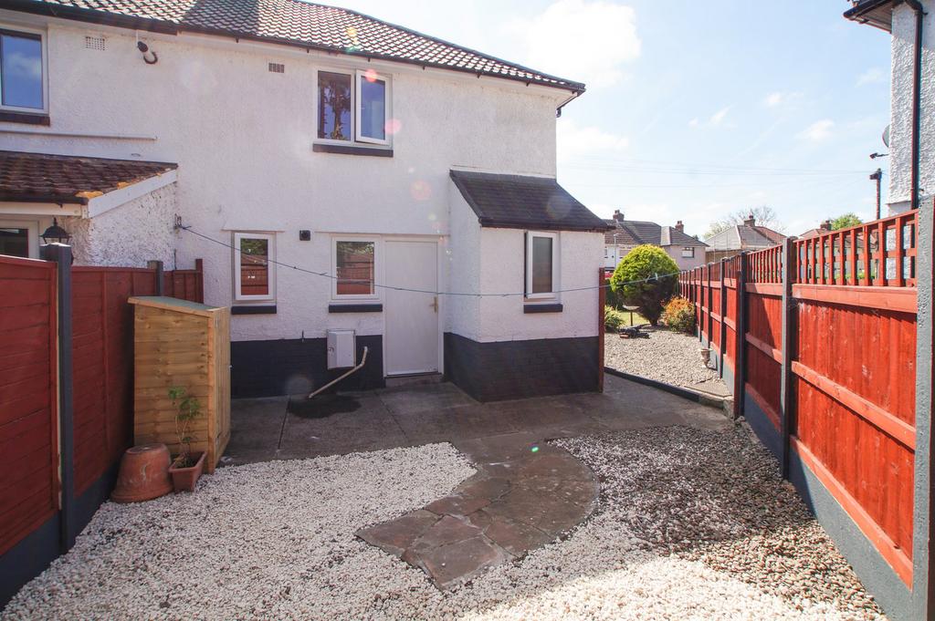 Side and rear gardens