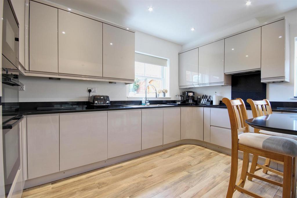 Combined day room and kitchen
