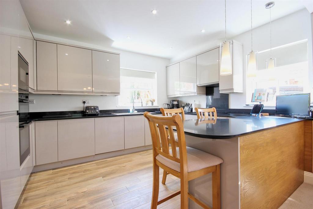 Combined day room and kitchen