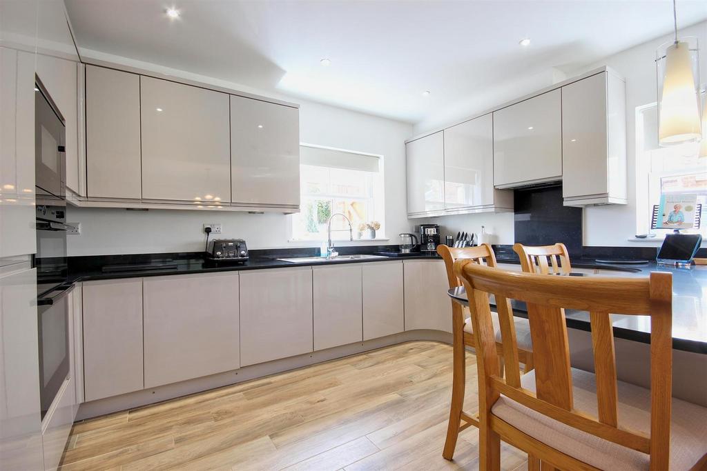 Combined day room and kitchen