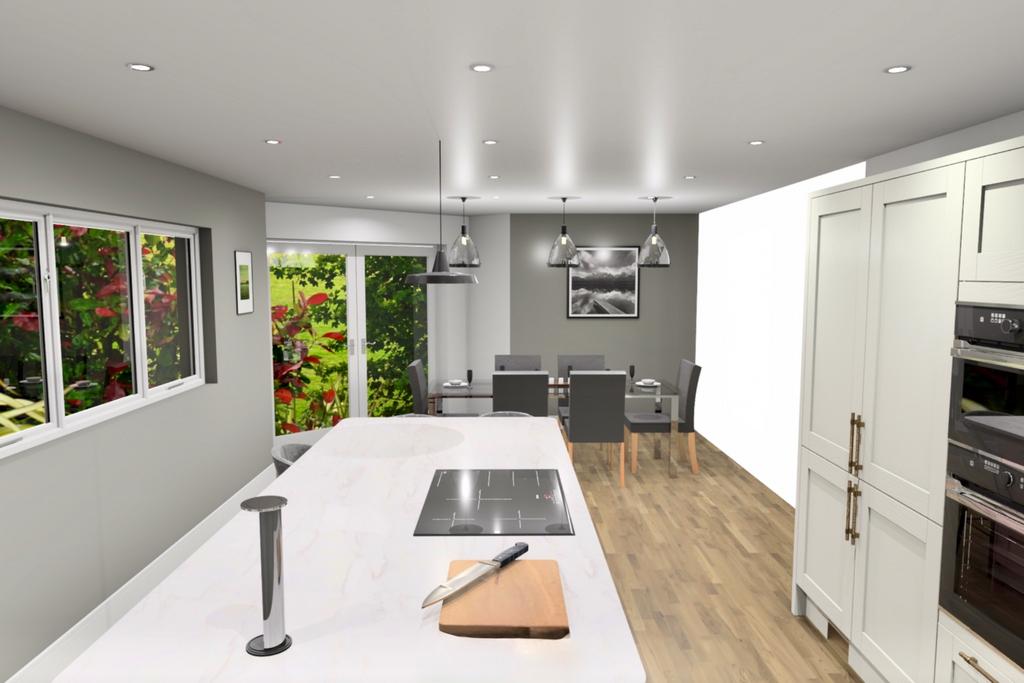Kitchen/Living CGI