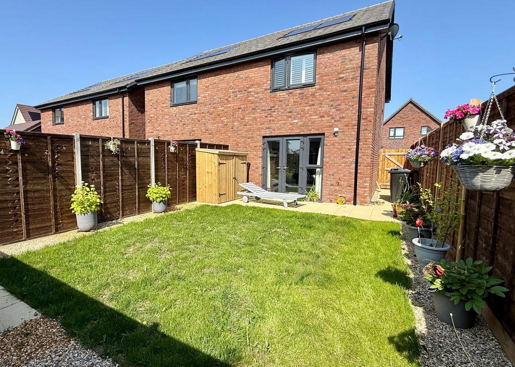 Rear of property
