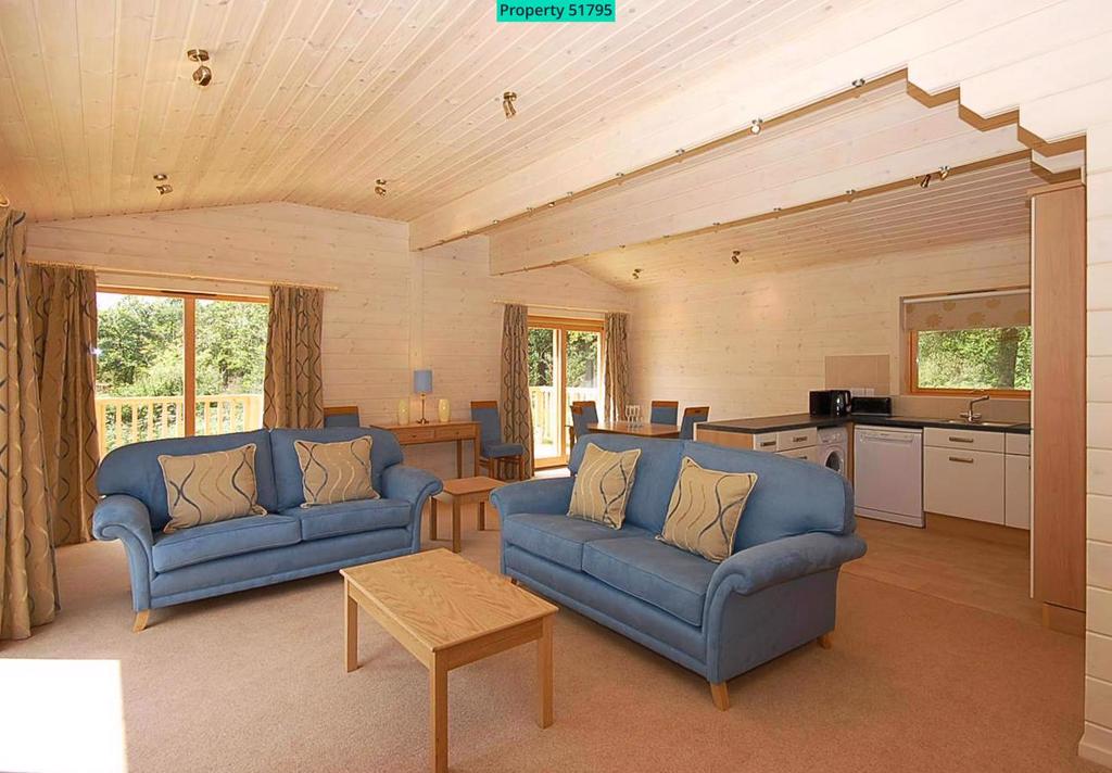 Inside an established holiday lodge
