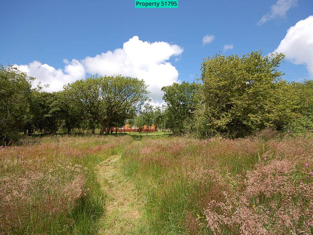 A holiday lodge in it's own private plot on the si