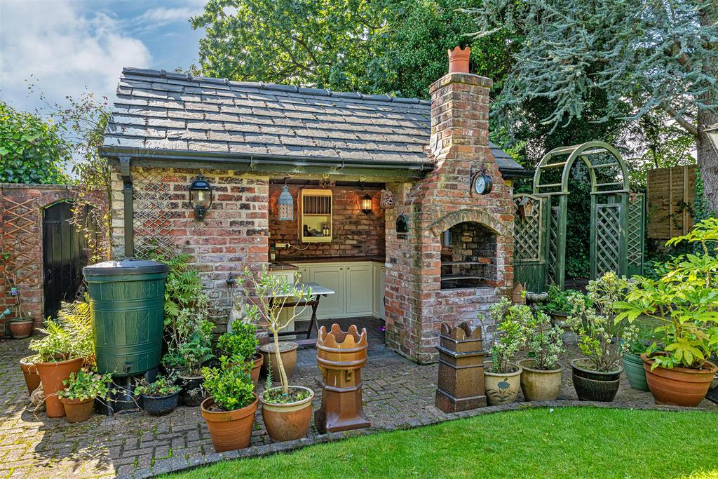 BBQ garden area