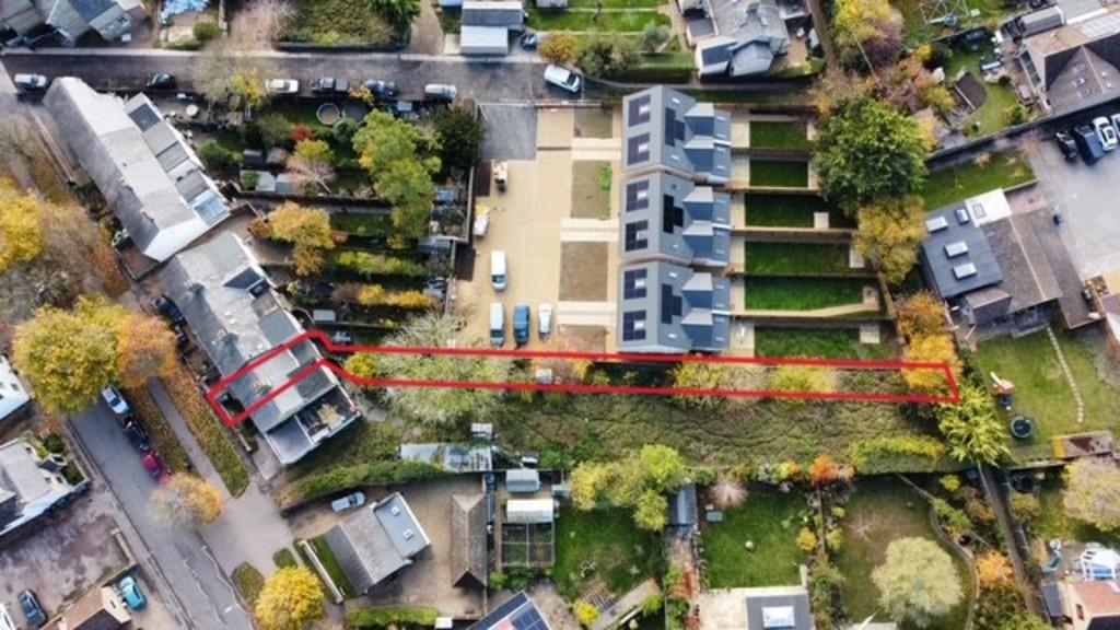 Aerial photo of plot