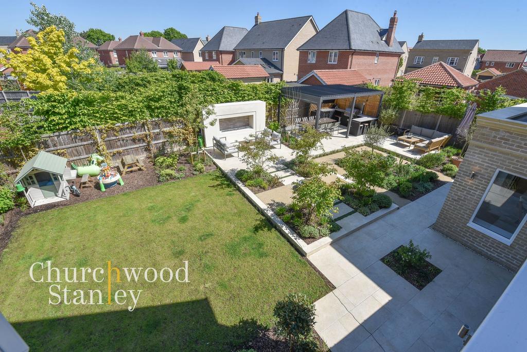Elevated view of Garden