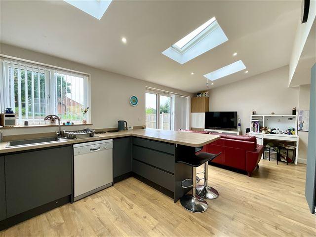 Living/kitchen/dining space