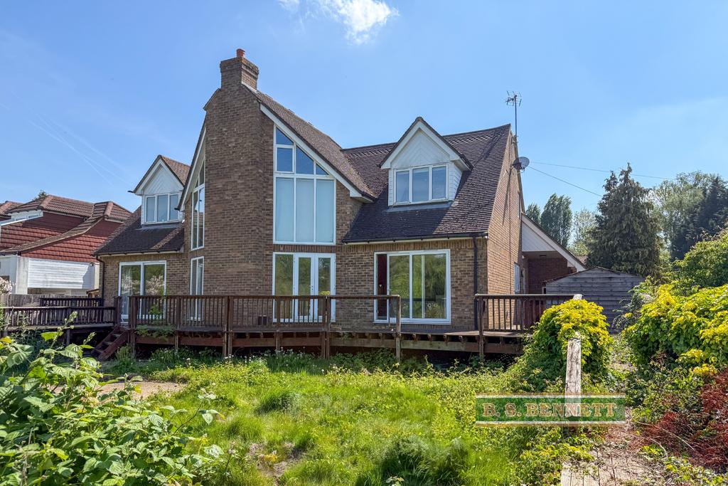 Rear of property