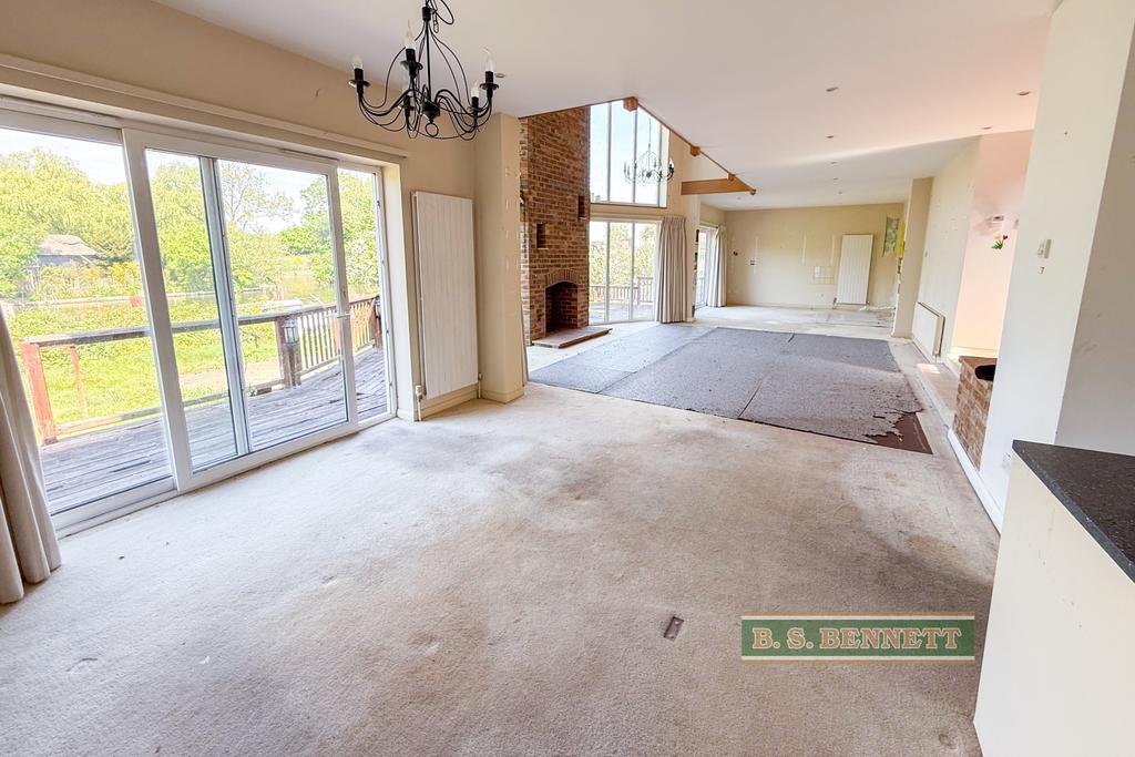 Open plan reception