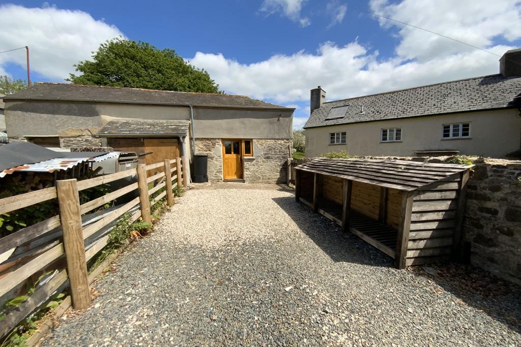 Driveway leading to property