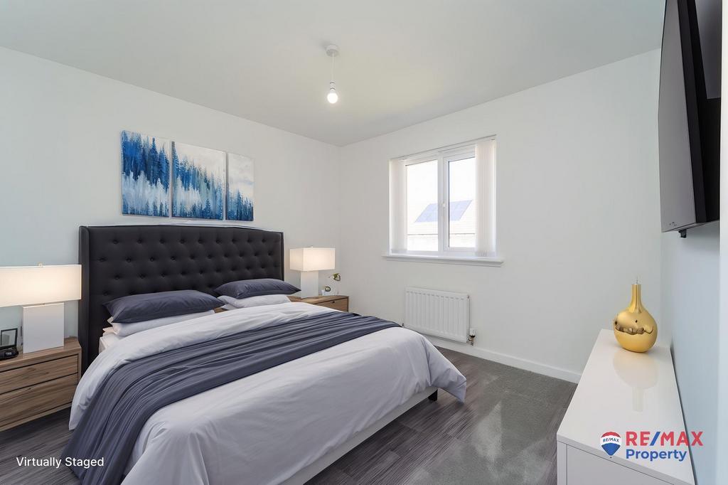 Virtually Staged Bedroom Three