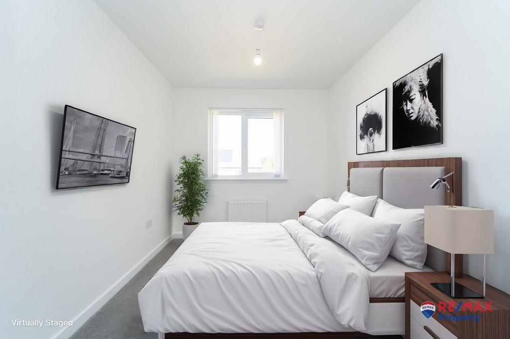 Virtually Staged Bedroom Four