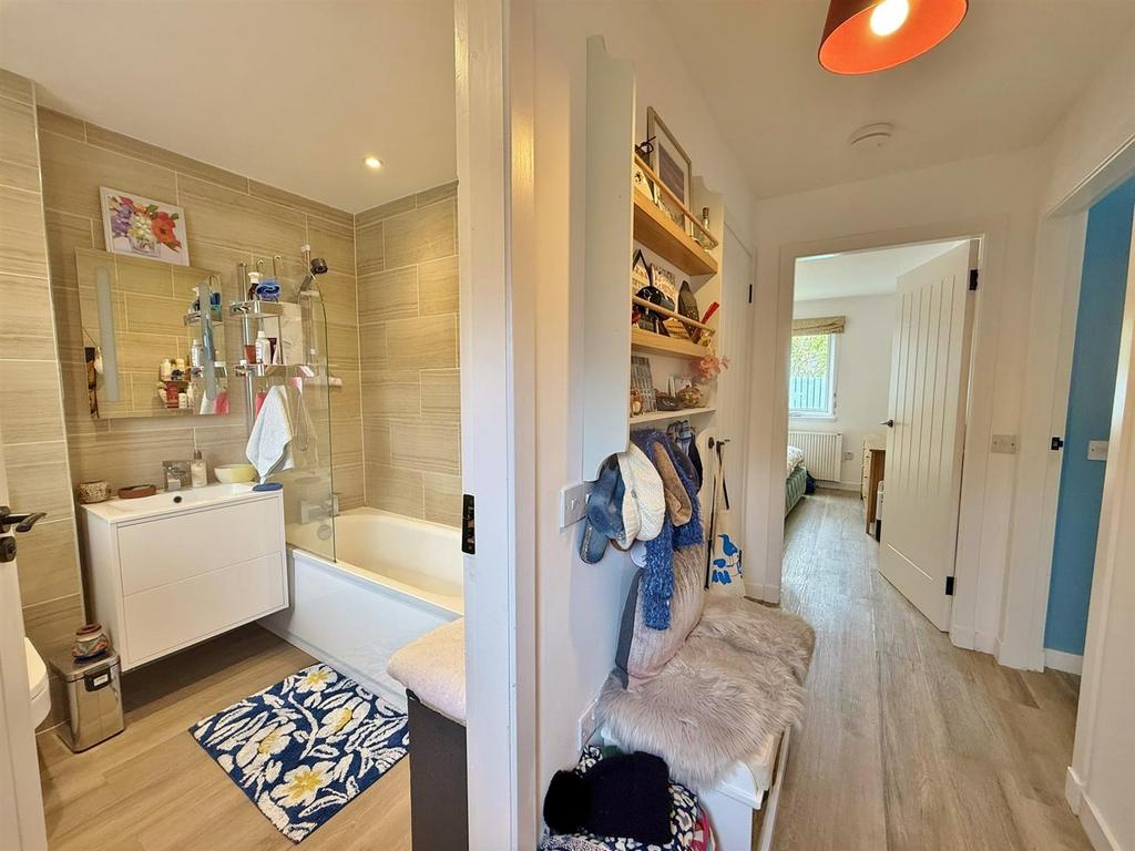 Bathroom and hallway