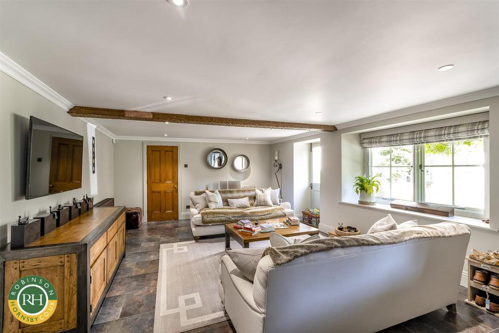 Open plan family kitchen