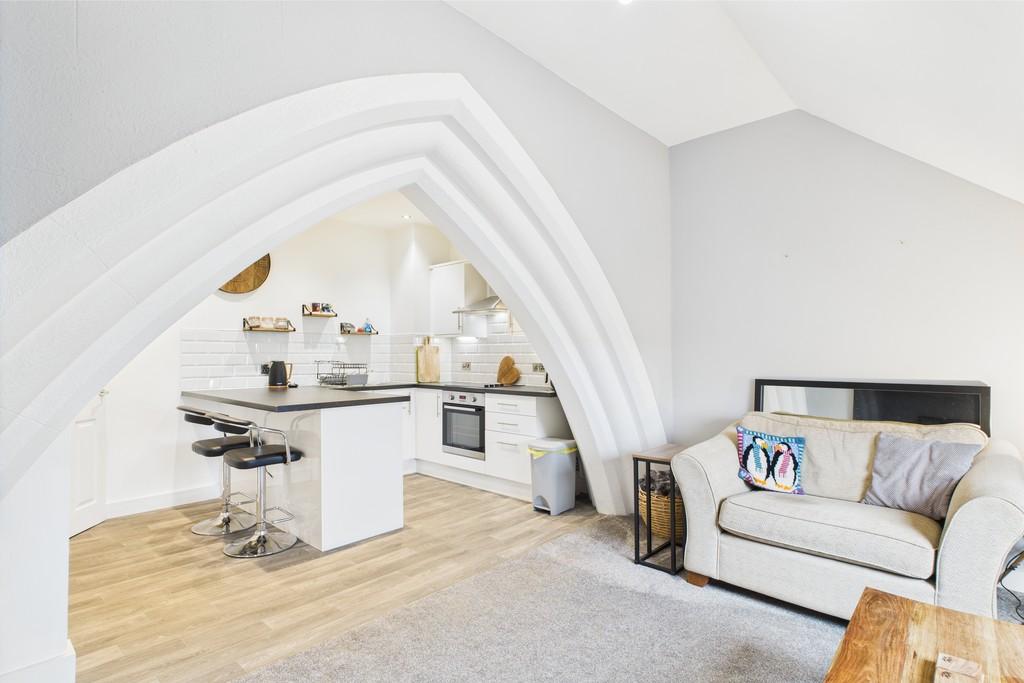 Living Area and Kitchen