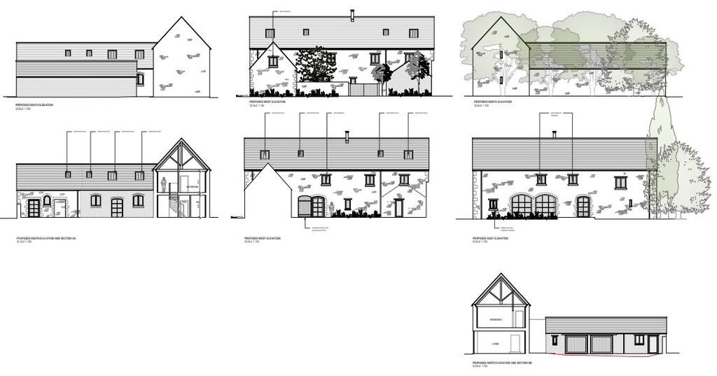 Elevations - Barn at Bulby