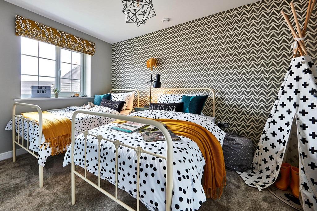 A fourth bedroom could also be used as a playroom