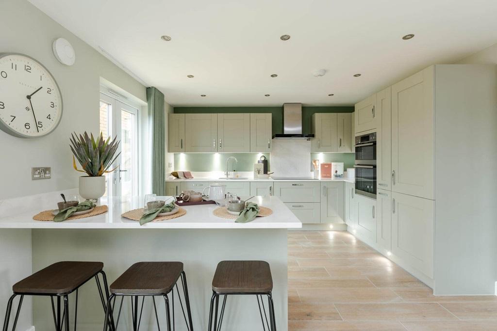 A brand new, modern kitchen is ready to go from...